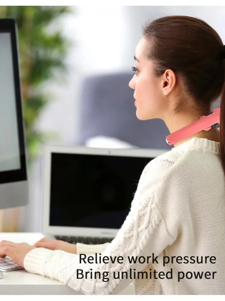 Masajeador eléctrico inteligente para el cuello, herramienta De relajación para masaje en el hogar