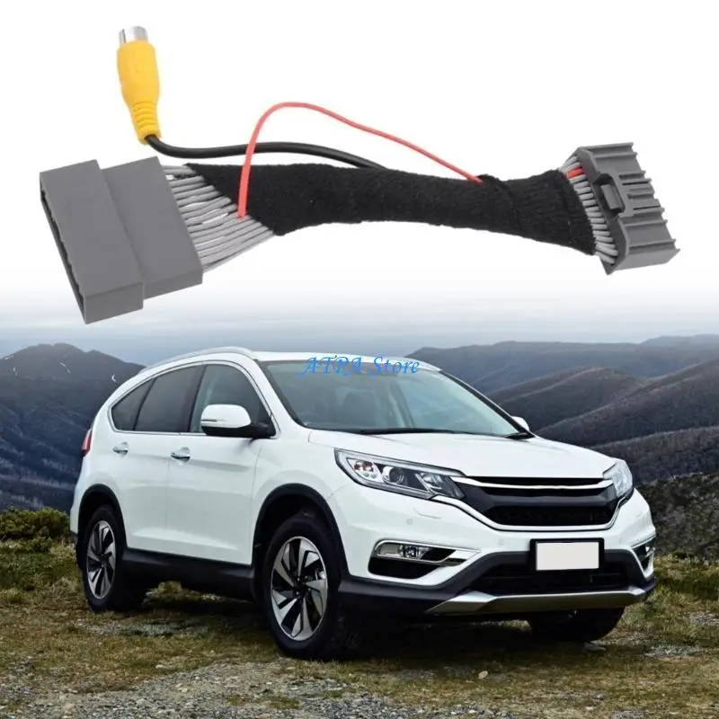 

U13C Car Rear View Camera Adapter Wire Harness Video Connector for EXI 2012-2016