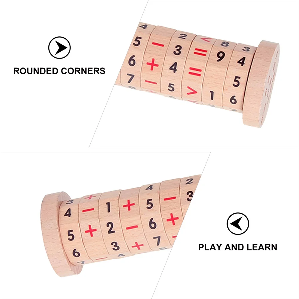 Velocità ​ ​ calcolatrice Sussidi didattici Calcolo matematico per bambini Giocattoli Sport Strumento in legno Bambini piccoli