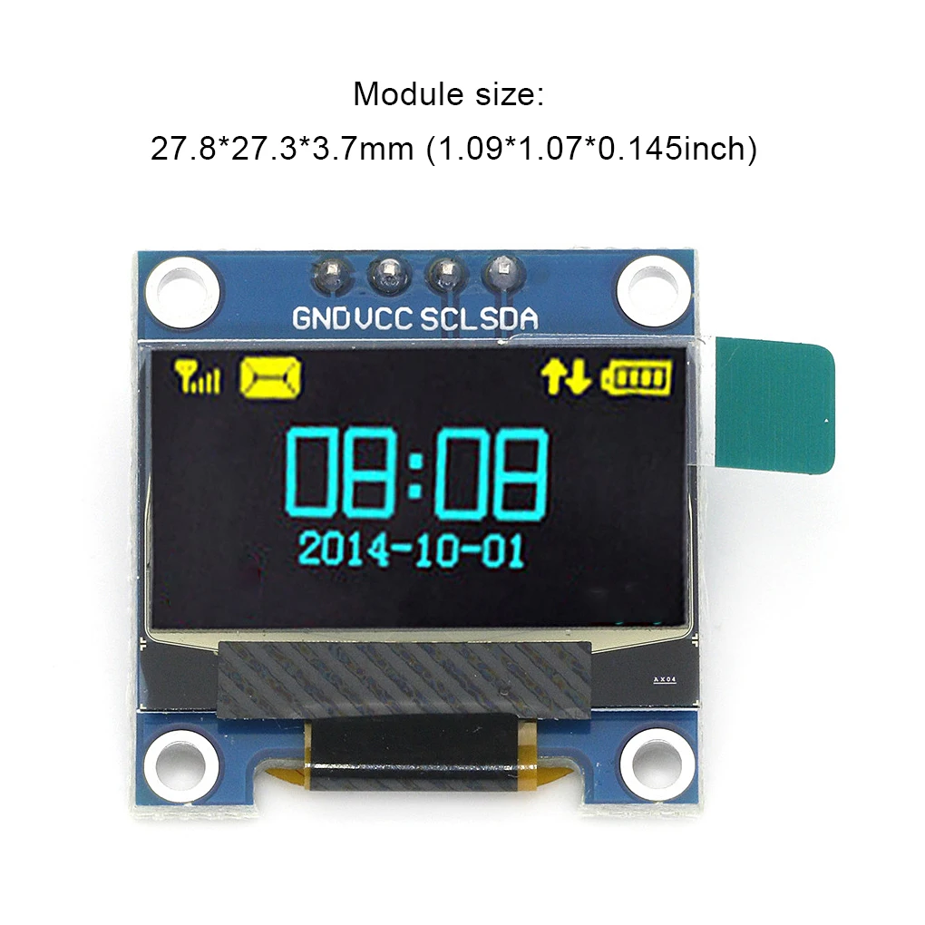 0 96 Inch OLED Module Digital Display Circuitboard Electronic Component