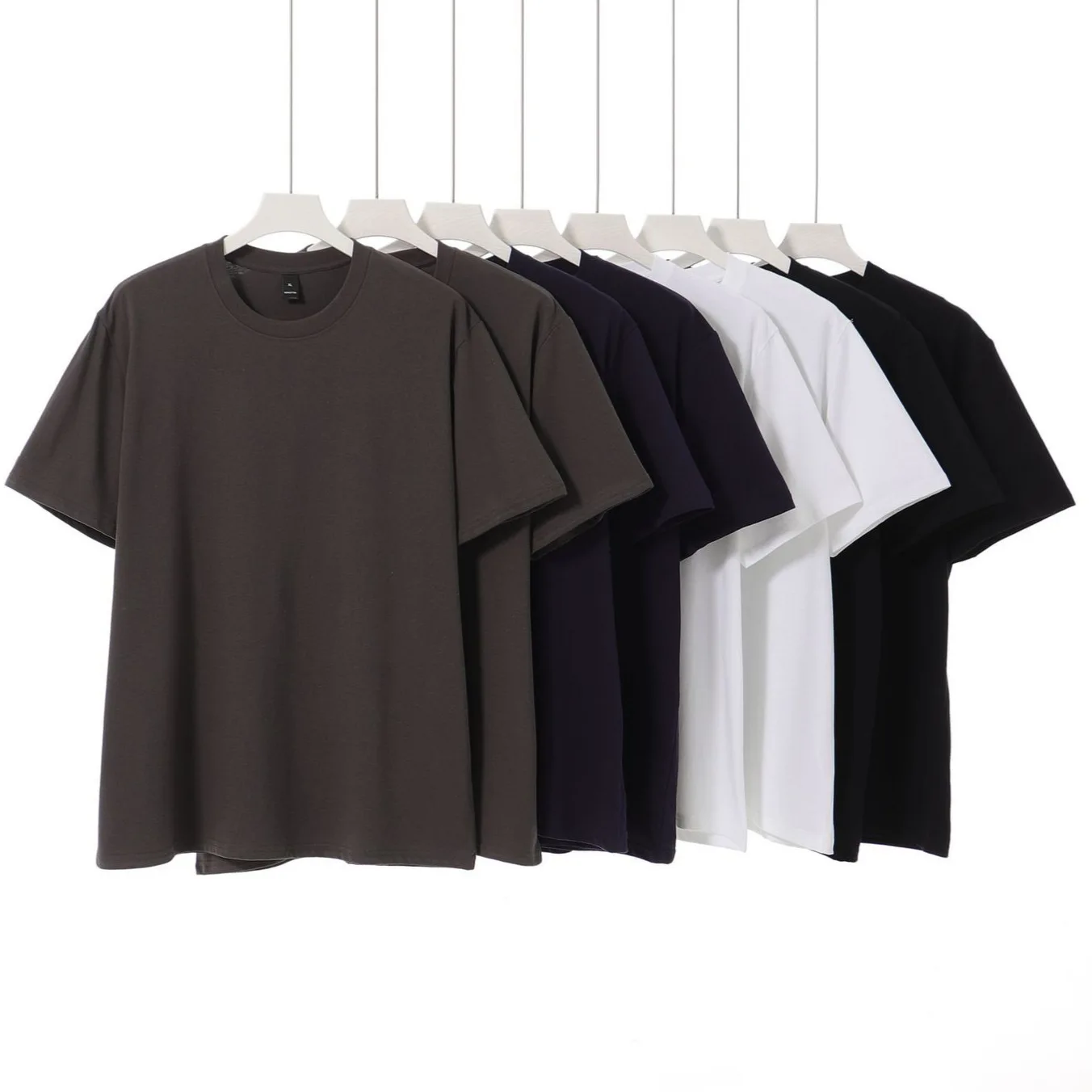 

200 г европейского размера из чистого хлопка, мужские футболки с круглым вырезом и короткими рукавами, короткие топы, футболки