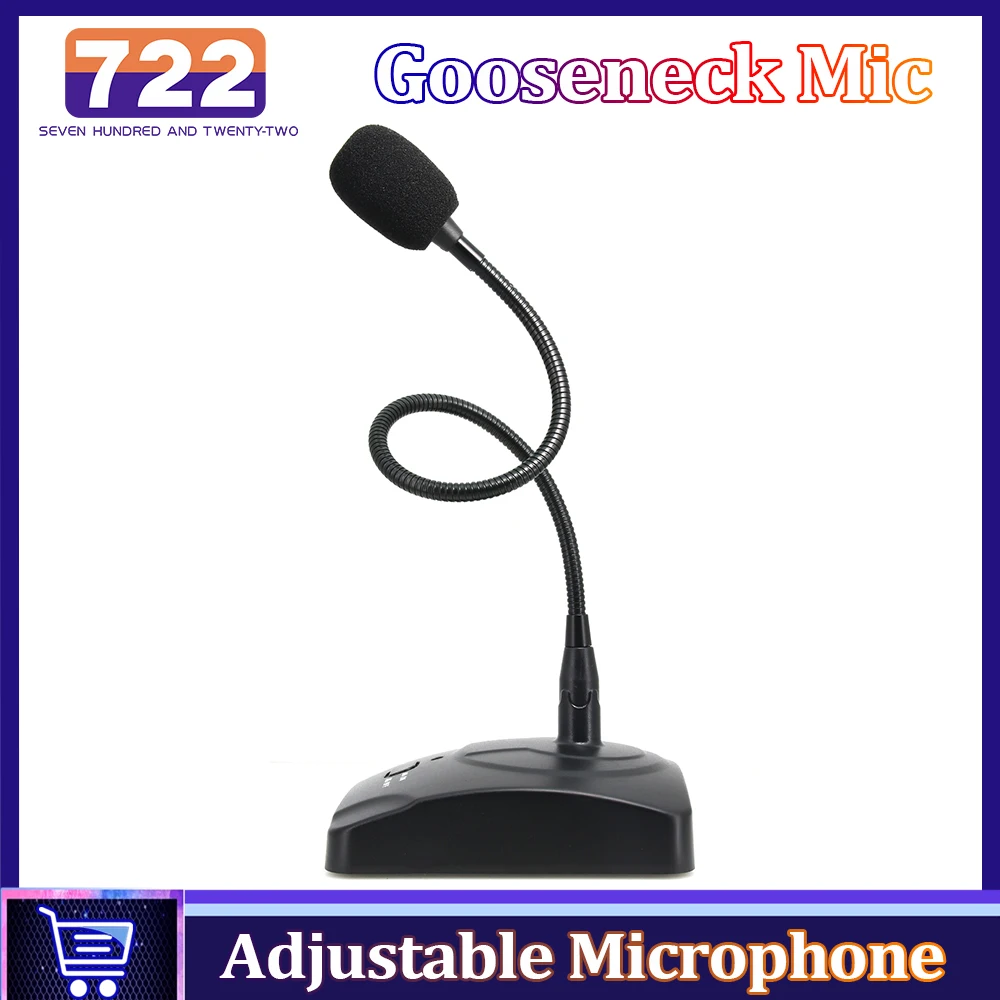 

SF-38 Microphone Adjustable Gooseneck Professional Conference Center Microphone For School Live Broadcast High Sensitivity Mic