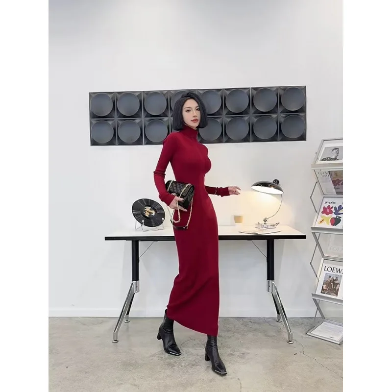 

Knee Length Pullovers Elegant Sweaters Jumpers Women Warm Everyday Coquette Ladies Sister Decorated Spliced Applique Half-Zipper