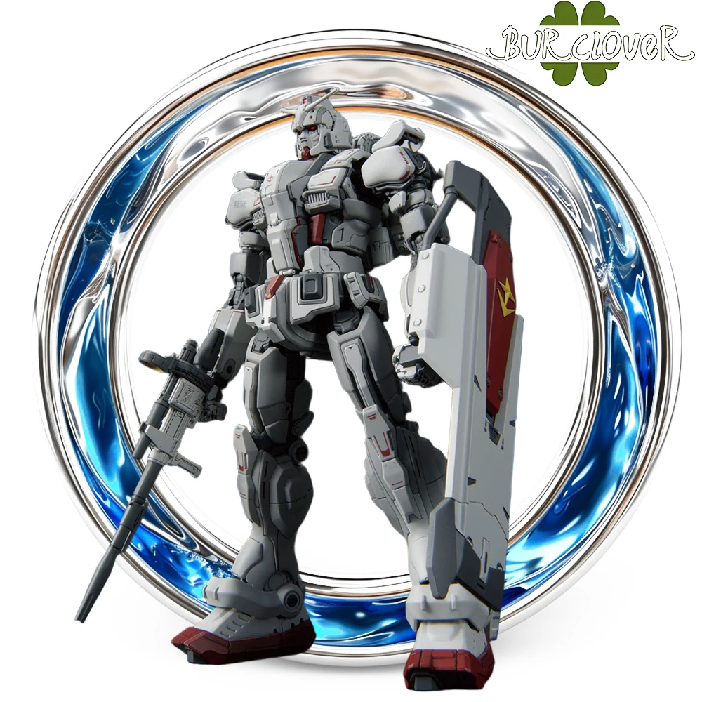 بانداي سلسلة التجميع الأصلية HG 1/144 RX-78[G]E GUNDAM EX [RFV] شخصية أنيمي تجميع نموذج اللعب زخرفة سطح المكتب في المخزون