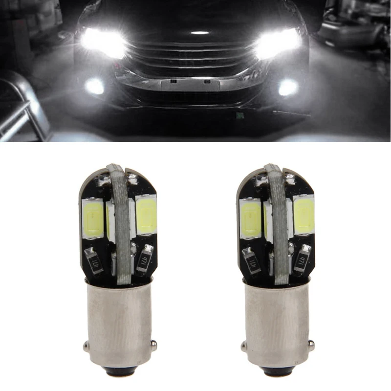 Bulb Car Reading Lights for DC 12V BA9S H6W 5630 8 LED License Plate