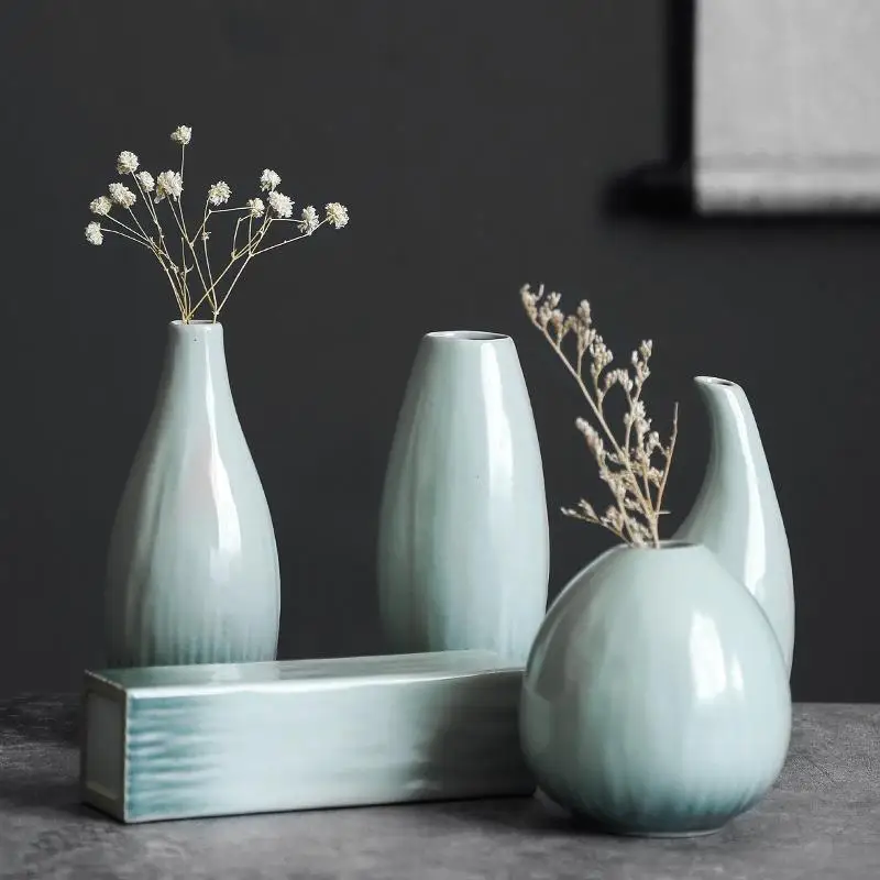 

Японская ваза для цветов в стиле сэйкёцу, для сухих цветов, для водного выращивания, декор для дома, стола, чайного столика, маленький цветочный горшок