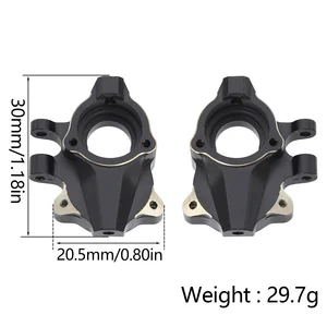 Siyah kaplamalı pirinç plaka, kızak contası, direksiyon, fark kapağının ön ve arka dış portalı, 1/18 rc paletli, 18 güncellemenin redcat yükselişi için 6 Büyük satış, pulluk, kültivatör-no. 6