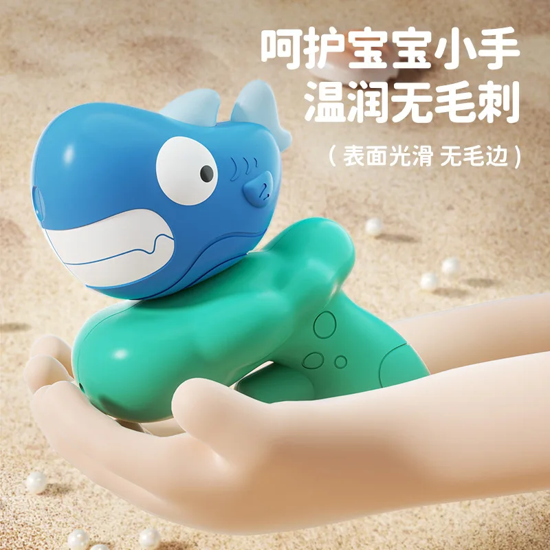 Children's cartoon water gun, octopus shark mini water gun, children's water grab, outdoor shower toy