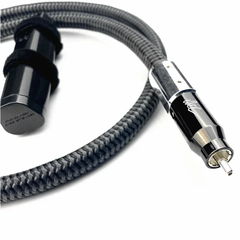 Hi-end WEL Signature Digital Coaxial Cable PSS Silver HiFi Audio RCA Subwoofer Cable z systemem rozpraszania hałasu