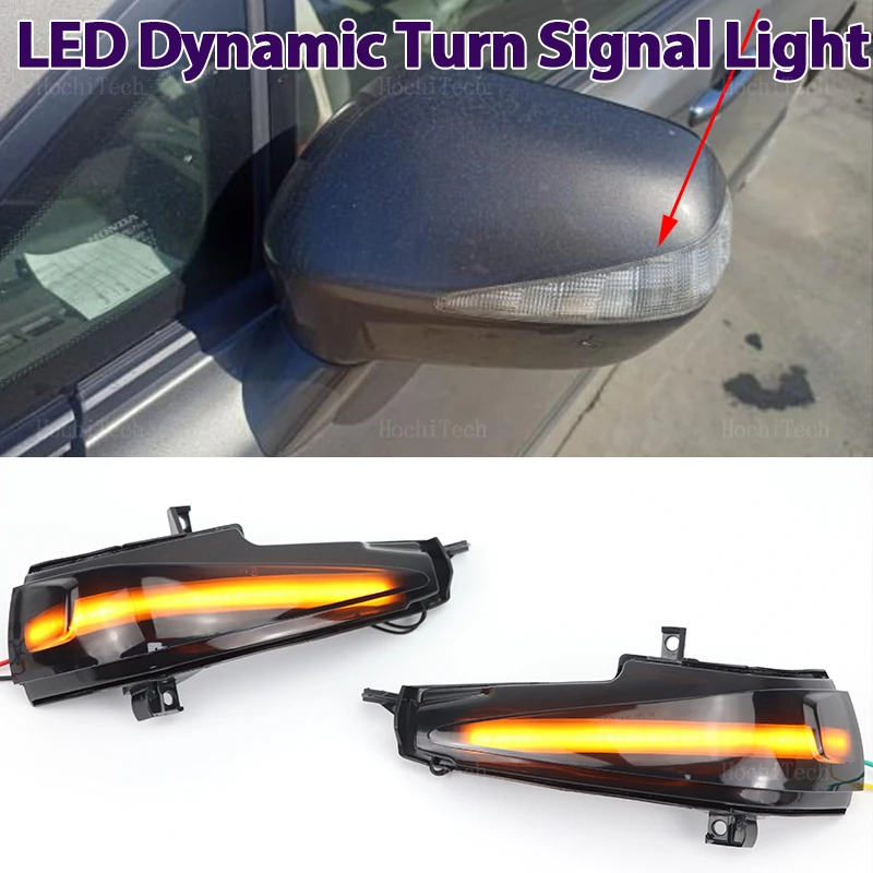 2pcs Dynamic Turn Signal LED Light Side Mirror Indicator For Honda Civic Mk8 Sedan FD1 FD2 FD3 2D 4D FA 1 2 3 4