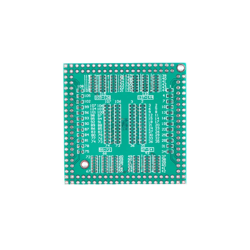 QFP/EQFP/TQFP/LQFP144/128 Adapter Board SMD To DIP IC Test Board (2Pcs)