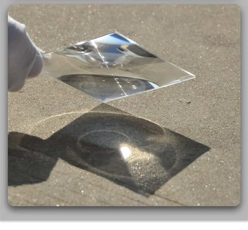 2cps 200mm 광학 플라스틱 태양광 프레넬 렌즈 PMMA 초점 거리 DIY 프로젝터 렌즈 평면 확대경 태양광 에너지 집광기