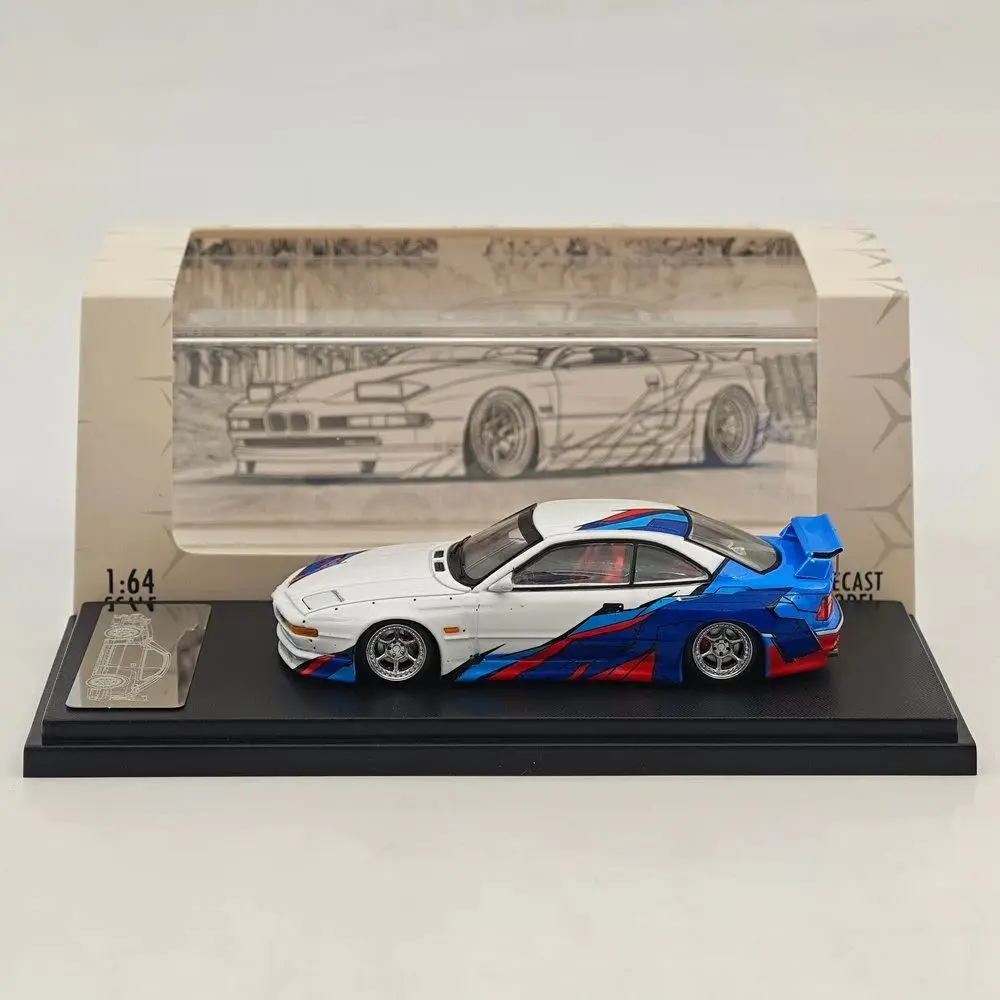 1/64 RM 850CSi E31 Widebody Sports Model Diecast Model Car Miniature Limited Edition Collection Auto Gift