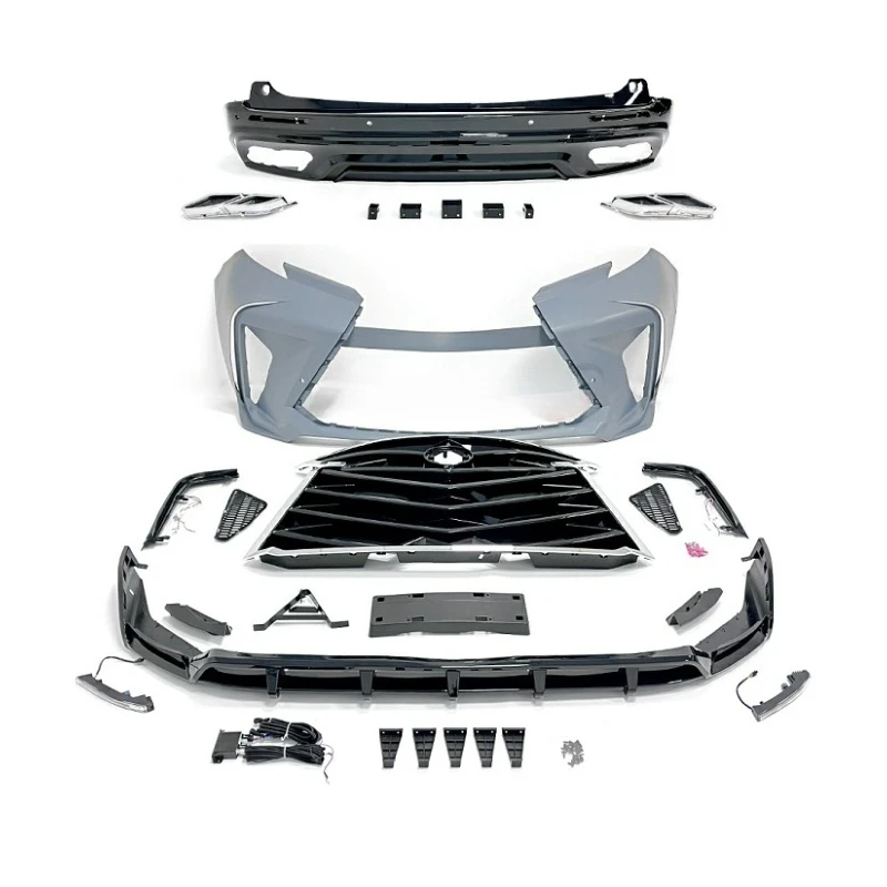 

2021's high-quality body kit-2023 upgraded to Thunder style with plastic bumper anti-lock braking system grille rear lip
