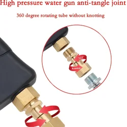 360 Degree Rotating Hose Nozzle Connector 2pcs M22x14-15