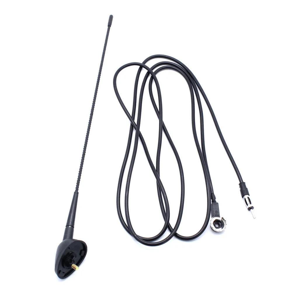 1 szt. Zestaw anteny dachowej z podstawą i kablem do FIAT Punto Marea Ulysse Multipla Ducato Doblo, kabel 1200 mm, maszt 400 mm, zamiennik