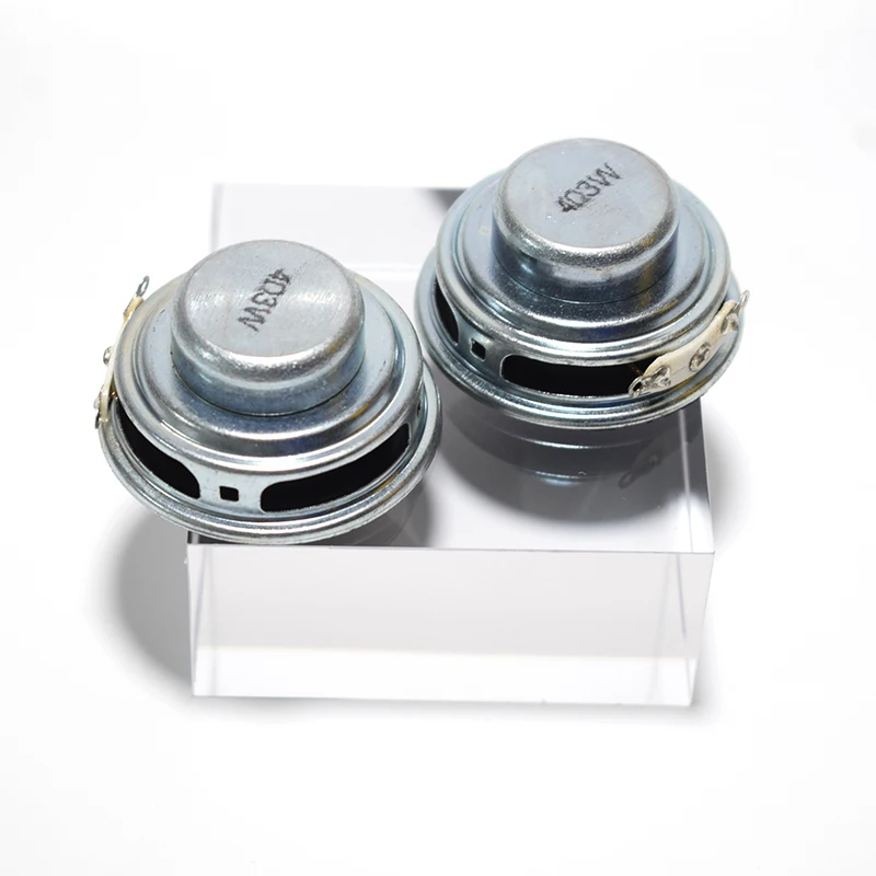 Unidade de alto-falante de alcance completo de áudio 40mm, computador diy, sem fio, bluetooth, mini alto-falantes portáteis, 4 ohm, 3w para reparo, caixa de barra de som, 2 peças