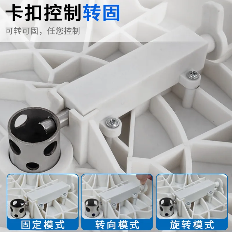Bathroom Chairs Stools Bathroom Furniture 360° Rotatable Shower Chair Lock Buckle Anti‑Fall Safety for Elderly & Pregnant Women