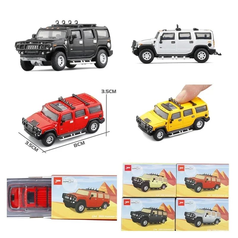 

Литая под давлением модель автомобиля JKM 1:64 Hummer H2 для бездорожья