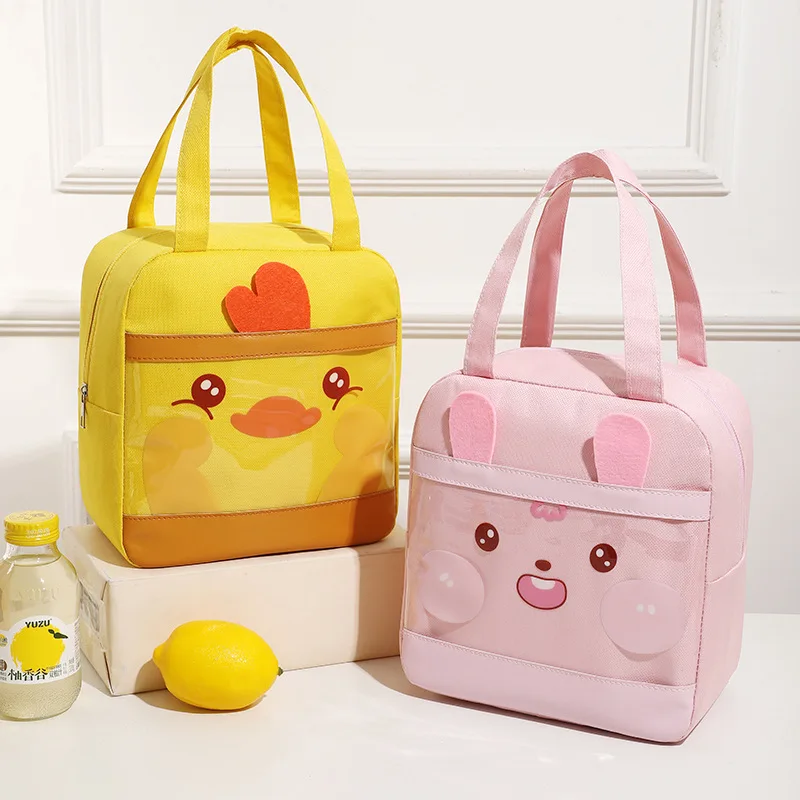 Bolsas de mano Oxford Bento de dibujos animados, bolsa de almuerzo para mujer, bolso bonito, bolsas de Picnic, bolsas para madre y niño para niña, bolsa de aseo Х®дильник Lonchera