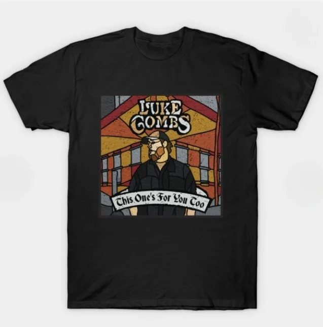 Luke Combs Merch Tee Unisex T-shirt Men Short Sleeve Tee Causal Tops Clothes Female Y2K Tops