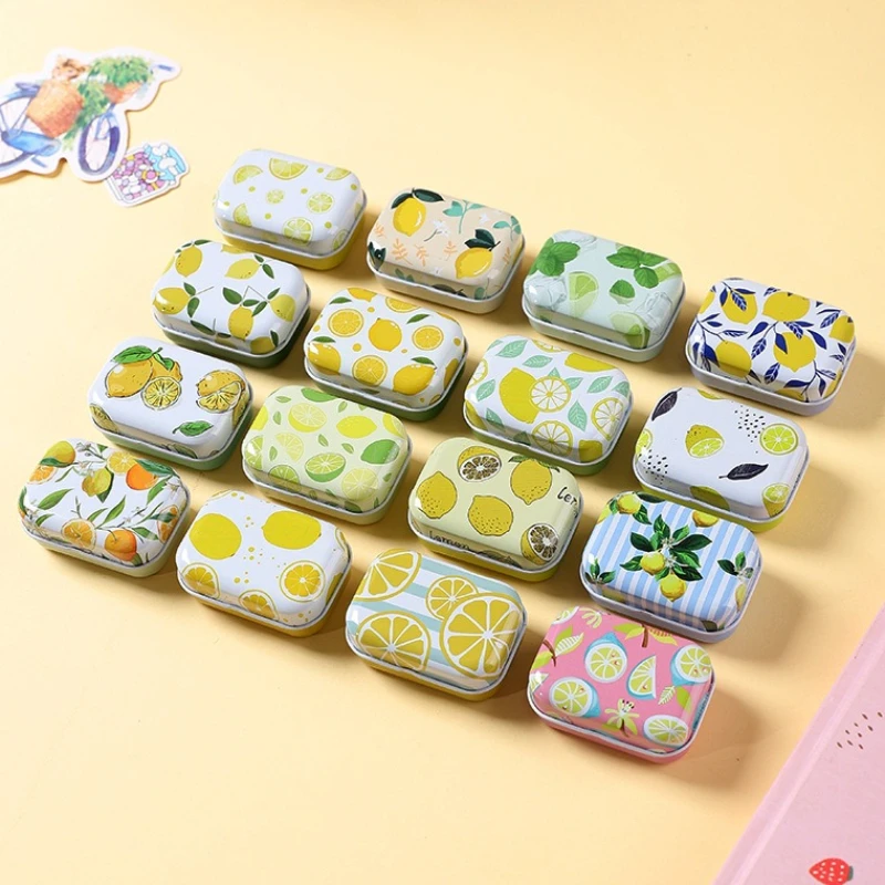 

1 PC Mini Tin Box Sealed Jar Metal Packing Boxes Candy Jewelry Small Storage Cans Coin Earrings Headphones Gift Box Container