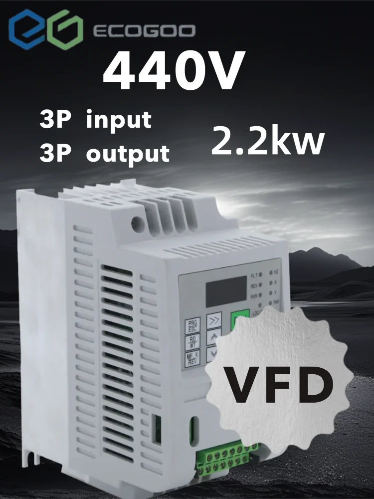 Frequency Inverter 2.2KW-11KW 440V 3Ph Input 3Ph Stable Output Frequency Converter