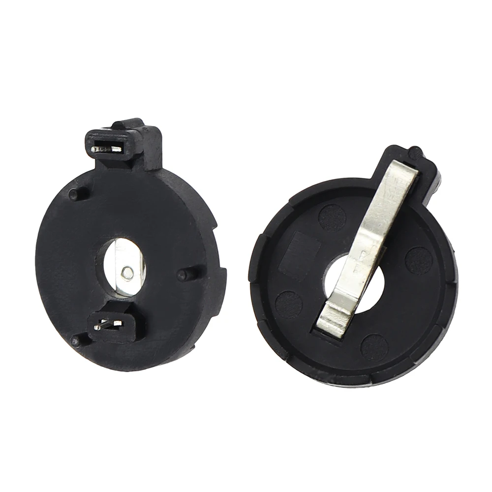 Suporte de bateria CR2032 base de botão 3V com clipe de mola LIR2032 ML2032 suporte de bateria plug-in horizontal