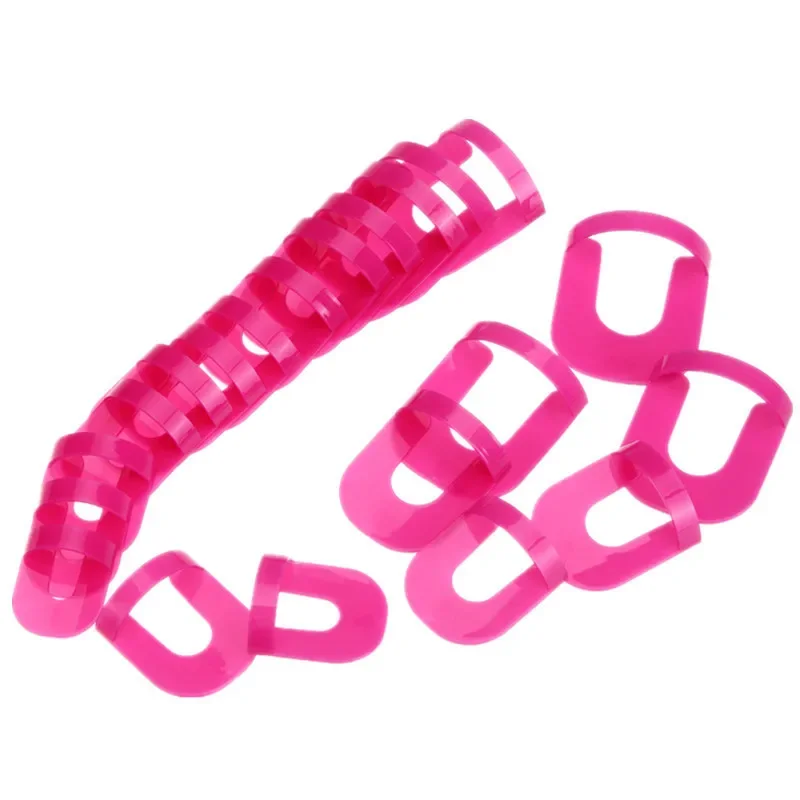 26Pcs Reusable Nail Protector Varnish Shield Finger Cover Spill-Proof 10 Sizes Stickers Manicure Nail Art Tool Accessories