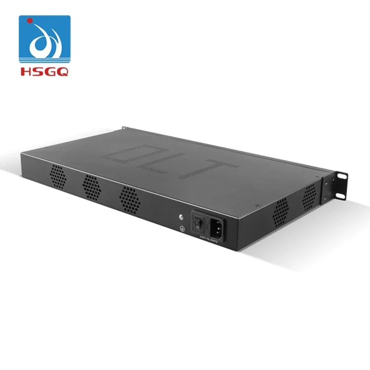 HSGQ XE08R 20km ftth 10G EPON OLT 8 port OLT with 10G sfp+ uplink 8 port EPON OLT compatible with any brand ONU