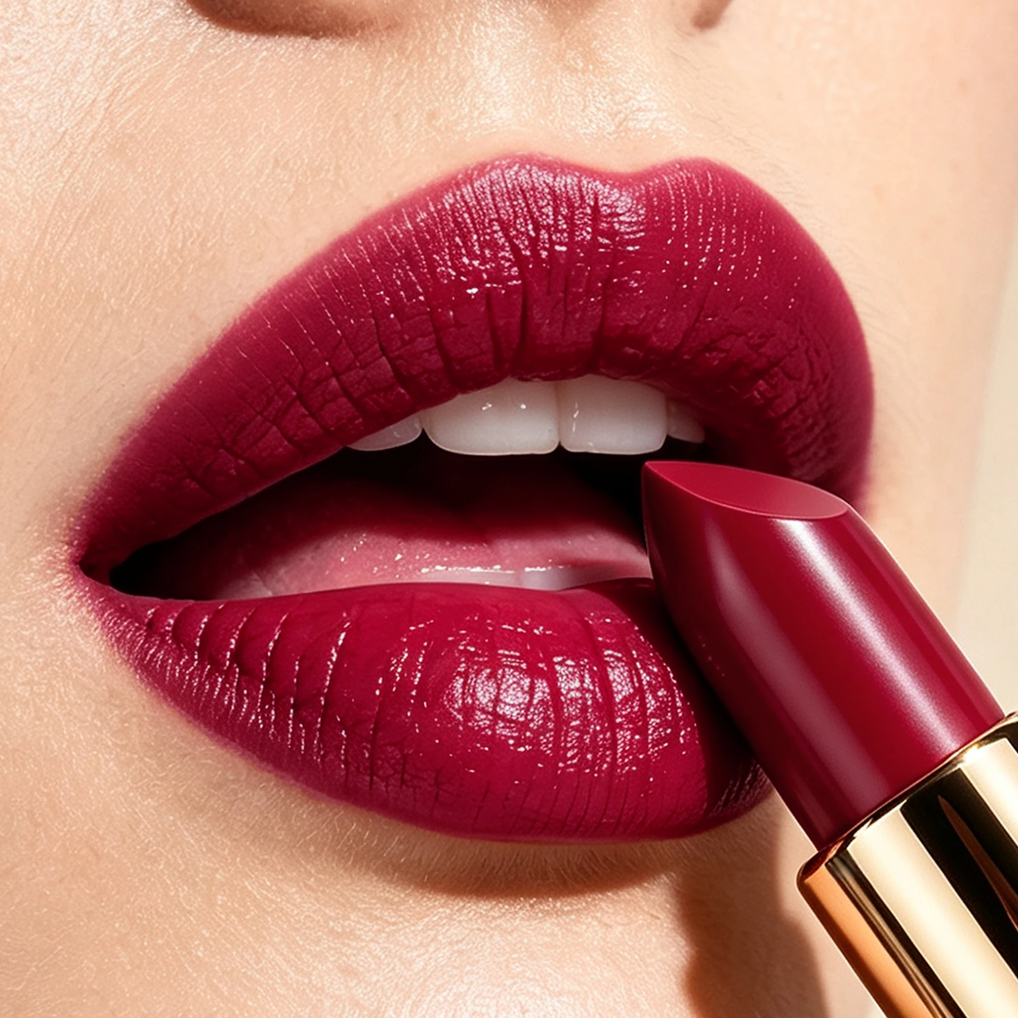 JUJU DREAM Matte Lipstick Dark Red Berry Long Lasting Waterproof Lip Makeup