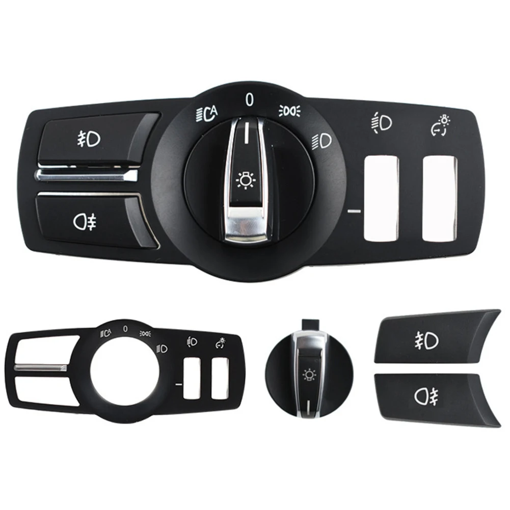 

4PCS Headlight Control Panel Cover Set for BMW X3 F2For 5 X4 F26 Dual Wheel Version Dashboard Protection 2011 2018