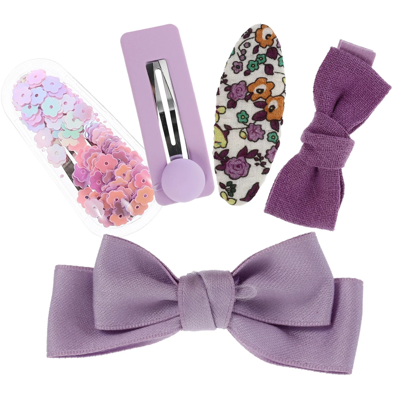 

5Pcs Cartoon Hair Clamps for Little Cute Decorative Accessories Party Hair Clips Hairpin Cartoon Hairpin