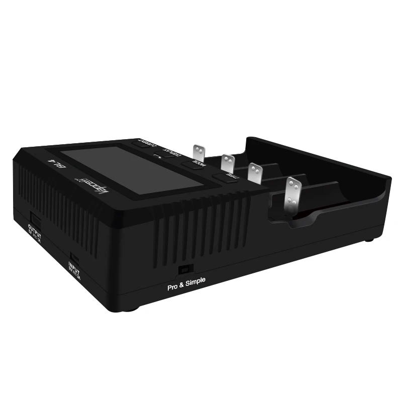 New Hot Selling Vapcell BL4 Charger 9V 2A Smart 4 slots Fast Battery Charger For 18650 21700 26650 Lithium Rechargable Batteries