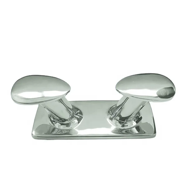 stainless-steel-316-marine-rope-double-horn-bollard-cleat-200mm-mooring-bitt-ship-yacht-kayak-dingy-boat-hardware-trailer-truck