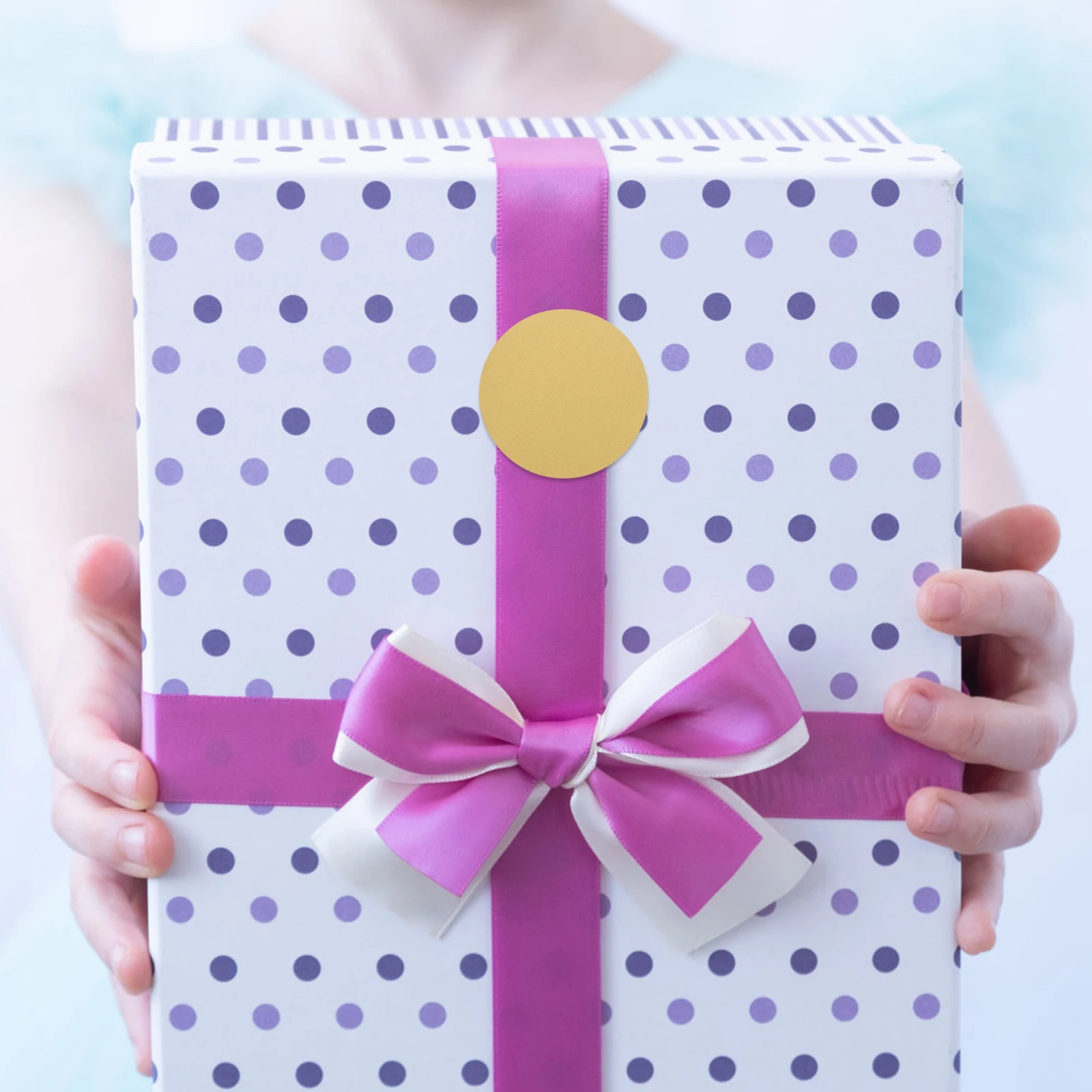 50 Pcs Labels Scratch Film Sticker Peel-off Stickers Small Square Fake Scratchoff Round Golden