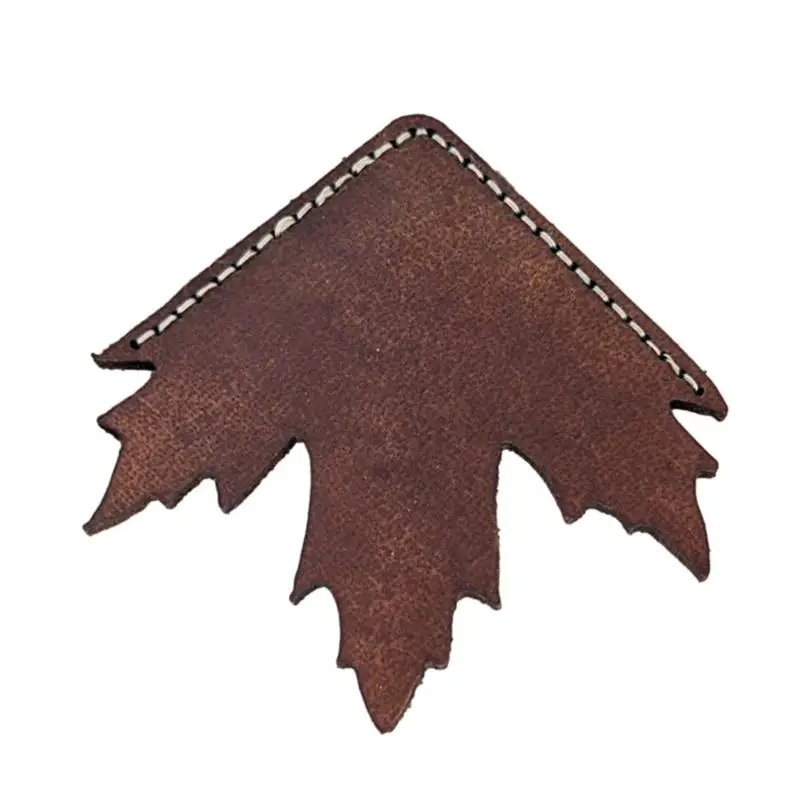 Угловые закладки для книг с кленовыми листьями, кожаные угловые закладки для книг ручной работы, кожаные аксессуары для книг для влюбленных, детей и взрослых