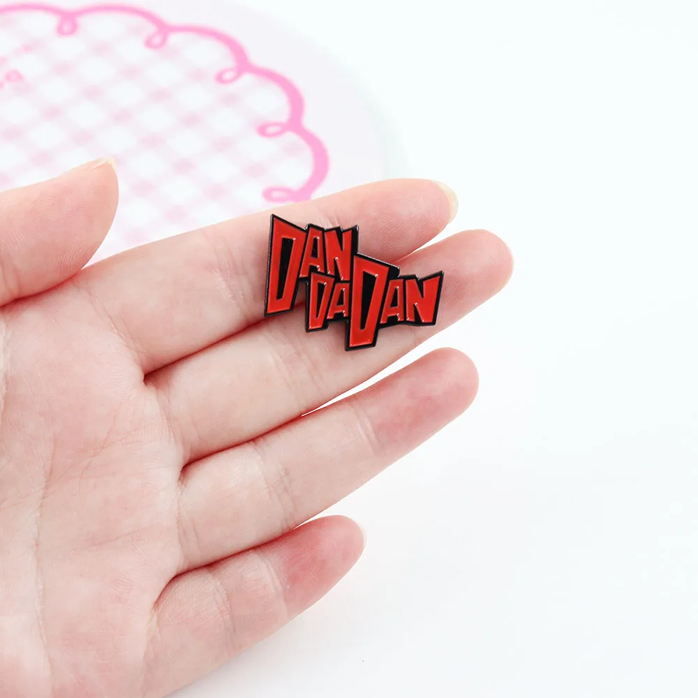 Dandadan Enamel Pin TV Anime Logo Lapel Pin Manga Badge Cute Brooch Gift Funny Jewelry