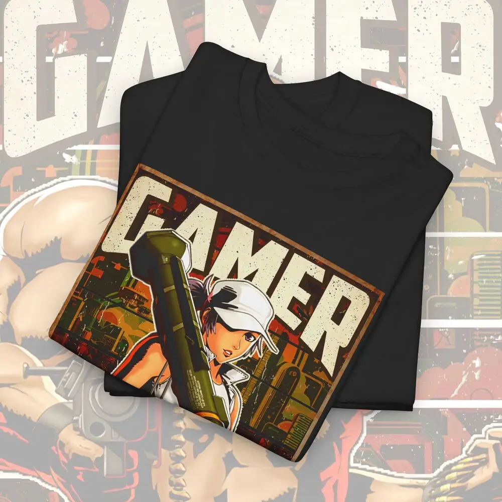 Metal Slug Gamer Unisex Tee, Retro Gamer Life T-Shirt Collection, Arcade Gaming