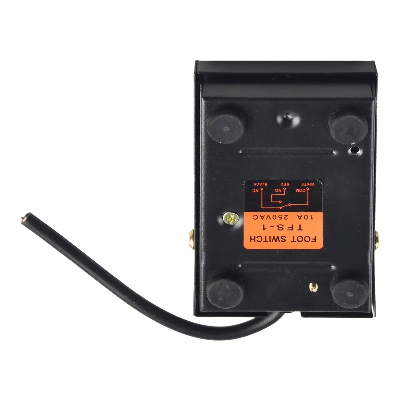 

Metal Momentary Foot Switch TFS1 Electric Power Foot Pedal Switch 10A SPDT Footswitch for Precise Control and Seamless Shell