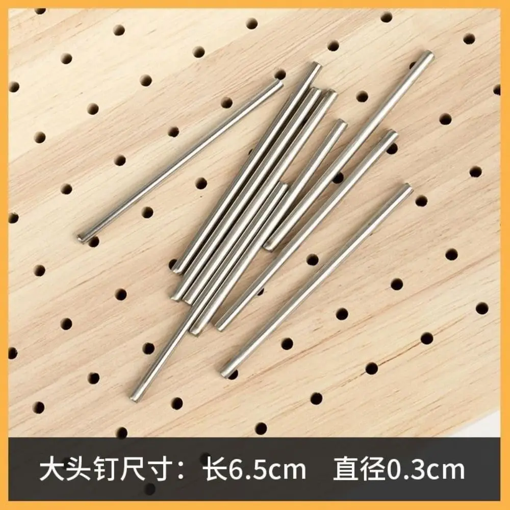 DIY Crochet Blocking Boards Square Weave Accessory Knitting Blocking Mat Wooden with Stainless Steel Rod
