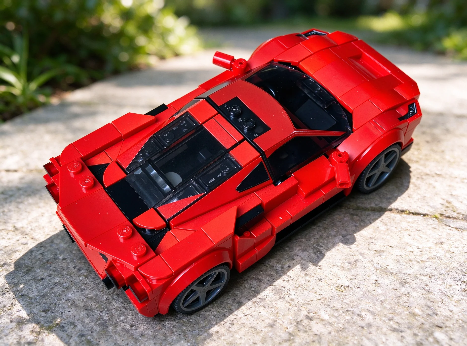 MOC Supercar Building Blocks 347Pcs DIY Assembly Racing Car Model Bricks Toy For Collection And Home Decoration
