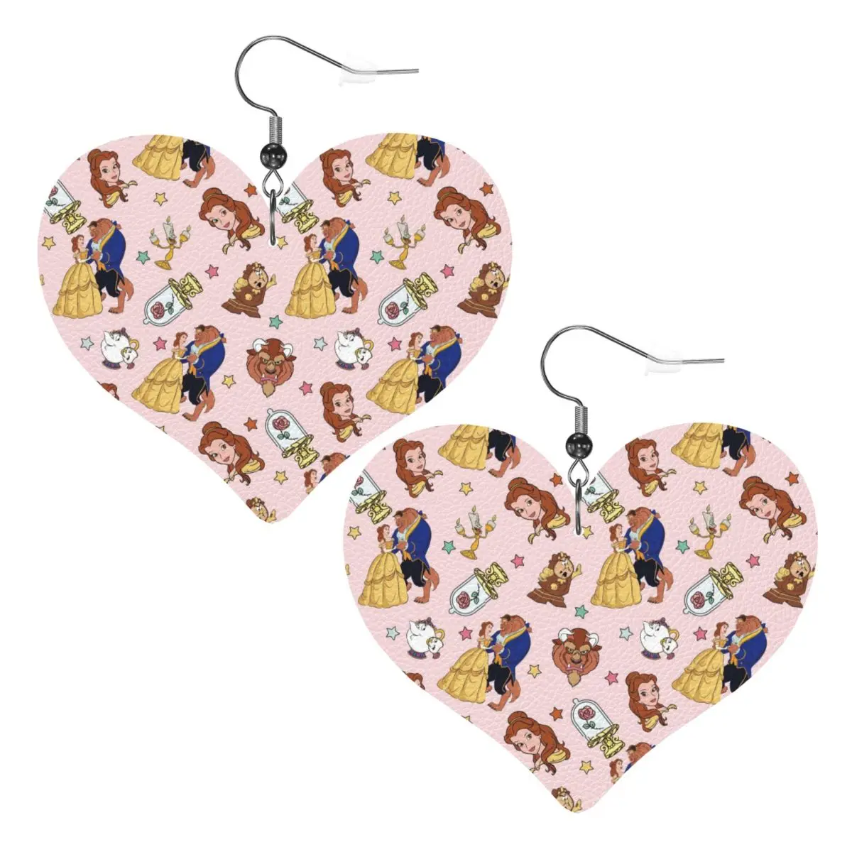 

Кожаные серьги-капли «Красавица и Чудовище» для женщин, модные, легкие, для вечеринок и праздников