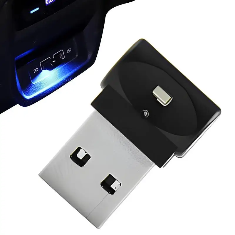 Mini USB LED Light For Car Colorful Car Ambient Light Mini Smart RGB LED Night Lamp Smart USB LED Atmosphere Light For Laptop Ke