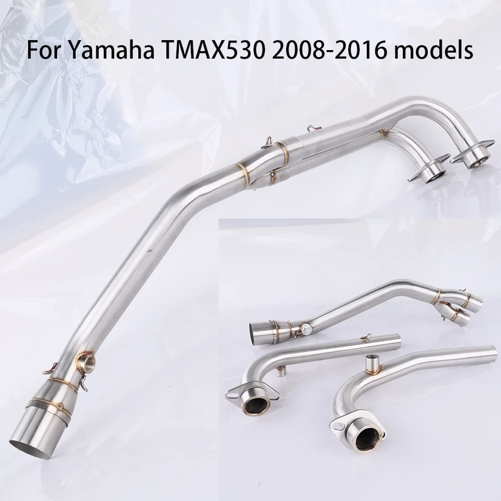 Это скользящая выхлопная труба подходит для мотоциклов Yamaha Tmax 500 и 530 от 2008 до 2016 года выпуска, выхлопная труба диаметром 51 мм.