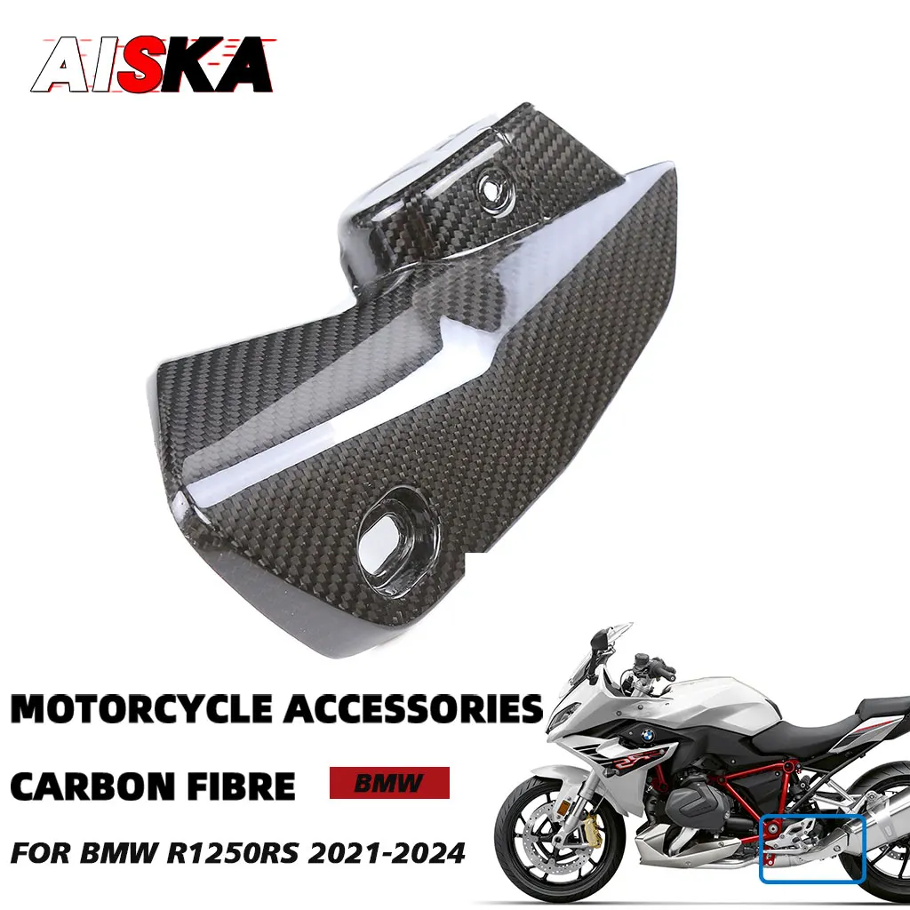 

Exhaust Pipe Cover Motorcycle Carbon Fiber Muffler Heat Shield Guard Case For BMW R1250RS R1250 RS R 1250RS 2021 2022 2023 2024