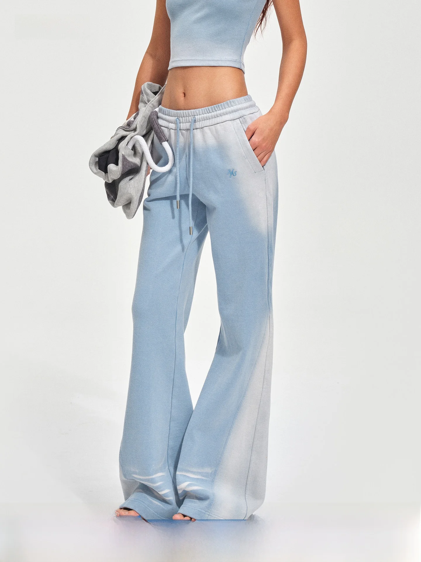 

Женские повседневные брюки Naws Equestrian из хлопка 420 г, цвет песок, винтажные расклешенные спортивные брюки, модные, весенний сезон, производство Китай