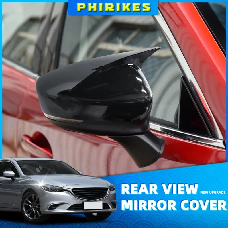 

For Mazda 6 Atenza 2018 2019 2020 2021 Car Side Mirror Frame Lower Base Cover Rearview Mirror