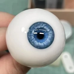 Ojos de muñeca de gran tamaño, 18/20/22/24/30/33mm, globo ocular de yeso personalizado, hecho a mano, juguetes para niñas, casa de juegos, accesorios para muñecas