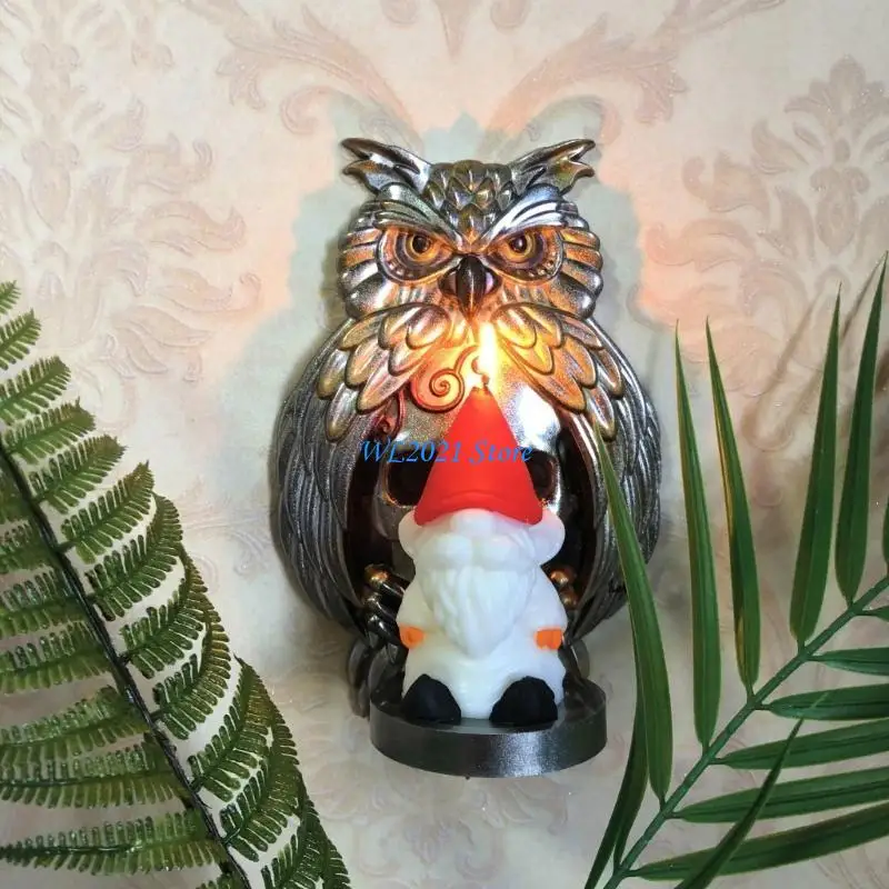 قوالب حامل شموع على شكل بومة وجمجمة متعددة الوظائف G5GC، قوالب شمعدان للاستخدام بنفسك #3